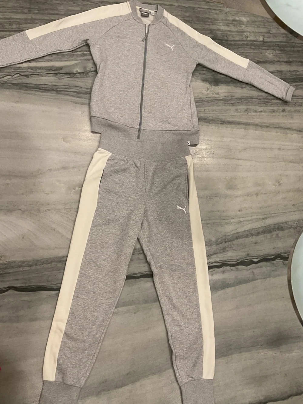 Puma Kids Gray Track Suit